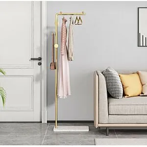 علاقة ملابس رخام سيمبل - ذهبي