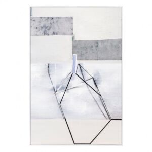 لوحة جدارية فنية - ابيض واسود