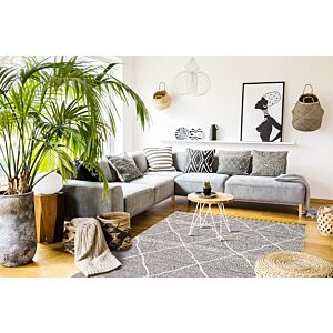 سجاد ليلي 200x290 سم-رمادي