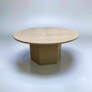 طاولة قهوة رخام ترافنتينو مولاري