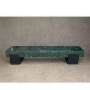 طاولة تلفزيون رخام طبيعي رامو - اخضر