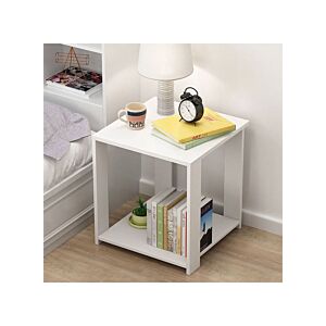 طاولة جانبية شاربدو مع رف سفلي