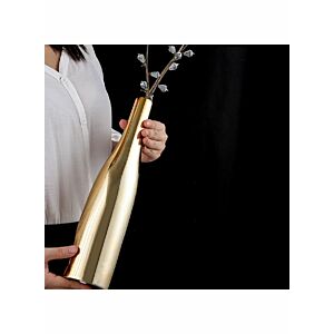 فازة بورسلين كلير بطابع أوروبي - ذهبي