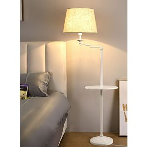 ابجورة أرضية مع جهاز تحكم عن بعد للتعتيم وتعديل الألوان