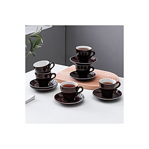 طقم فناجين قهوة وصحون