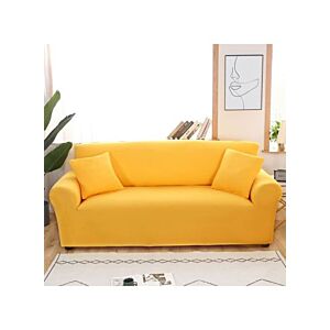 غطاء أريكة مطاطي - اصفر