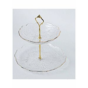 حامل كيك وحلويات - شفاف