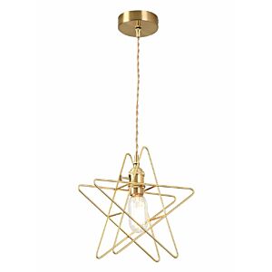 إنارة معلقة شكل نجمة - ذهبي