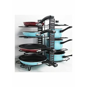 حامل تنظيم الأواني - اسود