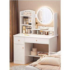 طاولة تزيين بورجو - ابيض