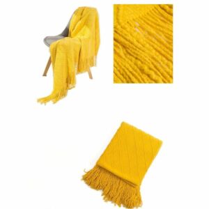 شال كنب من شاربدو - اصفر