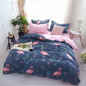 طقم غطاء لحاف 3 قطع - ازرق ومتعدد الالوان