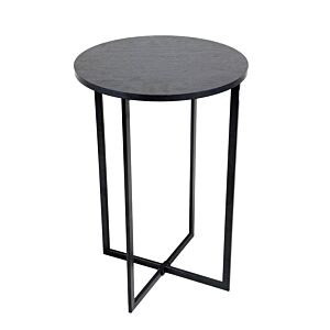 طاولة جانبية دائرية اسود بيرال