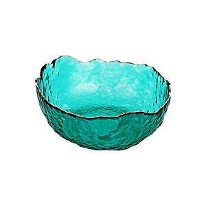 زبدية زجاجية 17 سم - أخضر