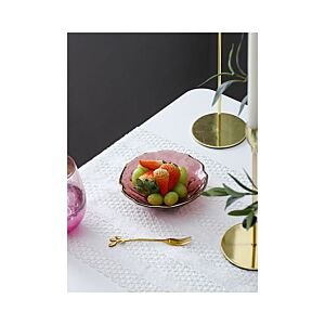 طبق تقديم عميق - وردي