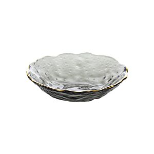 طبق تقديم عميق مموج - رمادي