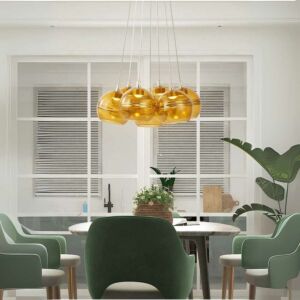 إنارة معلقة سولي من شاربدو - ذهبي