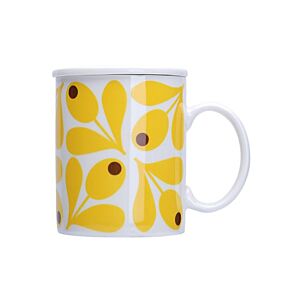 طقم مجات من سلسلة فلاور قطعتين - أصفر وابيض