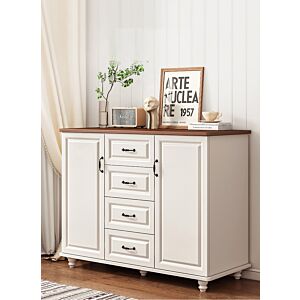 طاولة بوفيه اريانا - ابيض