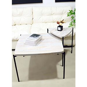 طقم طاولة قهوة سومرو - بيج