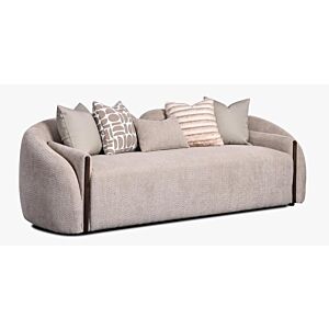 كنبة ثلاثية سلطان - رمادي غامق