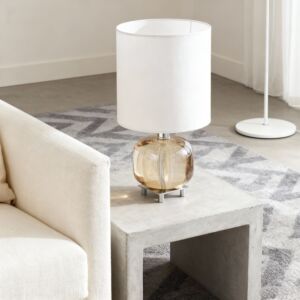 أبجورة طاولة كريستال جلاسو - بني