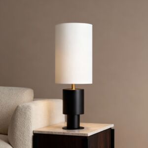 أبجورة طاولة أوليفا - اسود