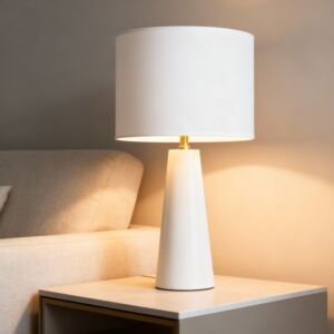 أبجورة طاولة مارلا - ابيض