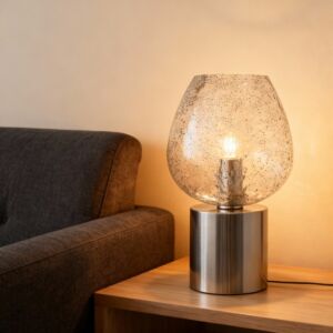 أبجورة طاولة فيلو - فضي