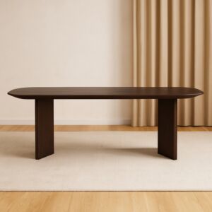 طاولة طعام نارين لـ 8 أشخاص - بني