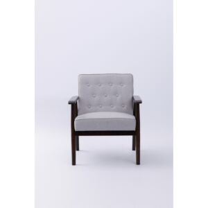 كرسي مفرد هازل - رمادي فاتح