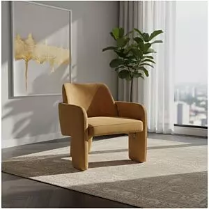 كرسي مفرد سولاي - اصفر