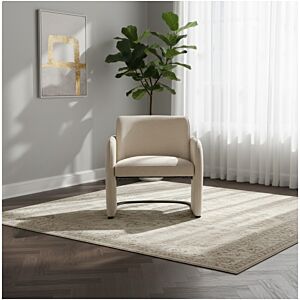 كرسي مفرد بيور - ابيض