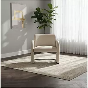 كرسي مفرد بيور - ابيض