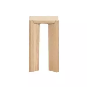 طاولة جانبية زوكا - 30 سم - بني