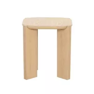 طاولة جانبية زوكا - 50 سم - بني