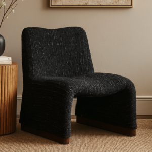 كرسي مفرد بوكليه شاوبر - اسود ومتعدد الالوان