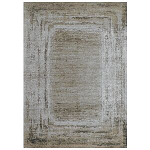 سجادة شينزو 200x300 سم حياكة يدوية - بيج ومتعدد الالوان