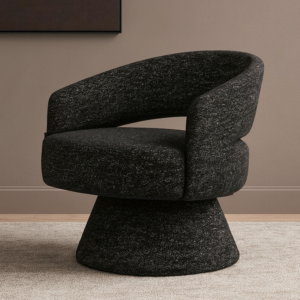 كرسي دوار مارت - اسود