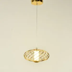 إنارة معلقة راوند - ذهبي