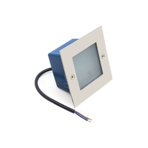 انارة درج مربع 4 واط 10 سم - فضي