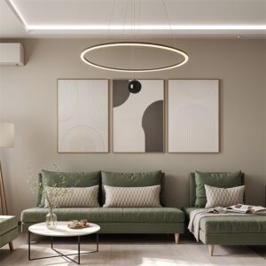 انارة معلقة مودرن أسود 60 سم 20 واط