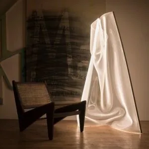 ابجورة أرضية مودرن 120 سم هايا - ذهبي