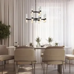 ثريا علاقي مودرن روشيه - اسود وذهبي