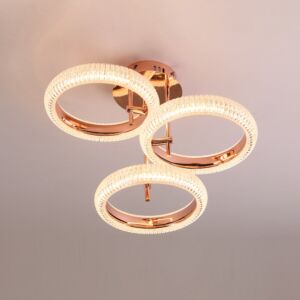 ثريا لطش مودرن 3 دوائر - ذهبي