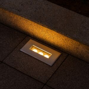  إنارة أرضية نووركو 15 سم غاطس - فضي