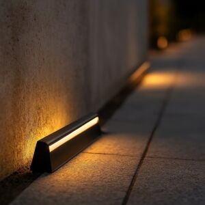  إنارة أرضية LED للممرات 60 سم - اسود