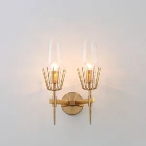 جداري 40 سم ذهبي E27