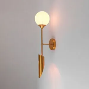 جداري مودرن ذهبي 85 سم 3 لمبة G9