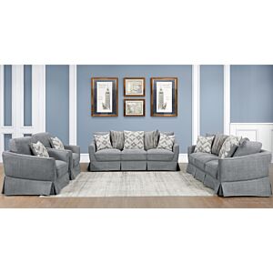 طقم كنب كولابو 4 قطع  -  رمادي